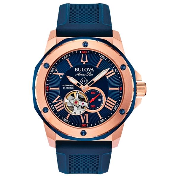 Ceas de mână pentru bărbați Bulova 98A227 Mecanic/ 45 mm photo 1 Ceas de mână pentru bărbați Bulova 98A227 Mecanic/ 45 mm photo 1