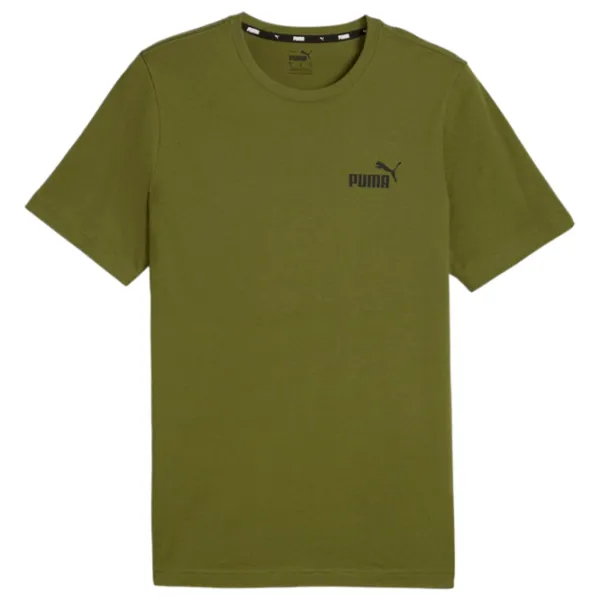 Tricou pentru bărbați Puma Ess Small Logo Tee (S) 100% bumbac/ Olive Green photo 1