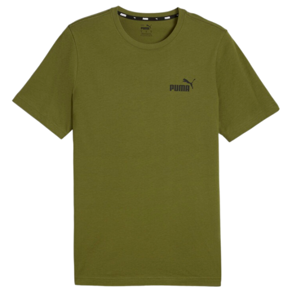 Tricou pentru bărbați Puma Ess Small Logo Tee (S) 100% bumbac/ Olive Green photo 1