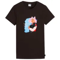 Tricou pentru femei Puma Graphics Positive Vibe Tee 100% bumbac/ Black