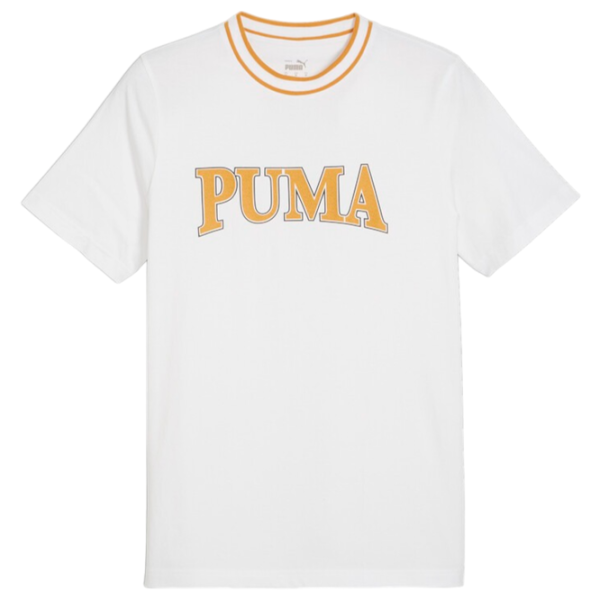 Tricou pentru bărbați Puma Squad Big Graphic Tee 100% bumbac/ White photo 1