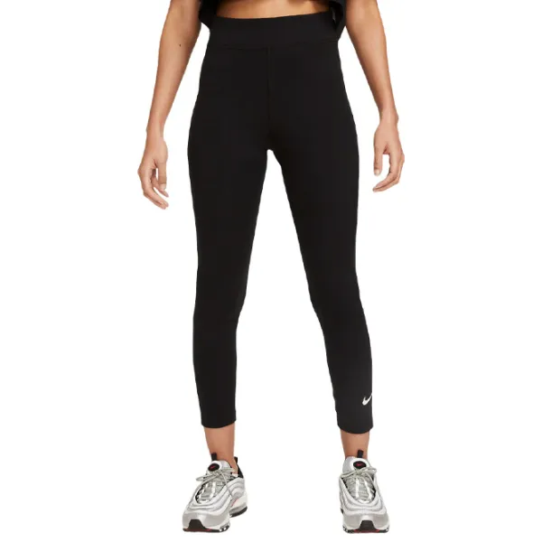 Тайтсы для женщин Nike W Nsw Nk Clsc Hr 7|8 Tight Lbr S/ Черный photo 1