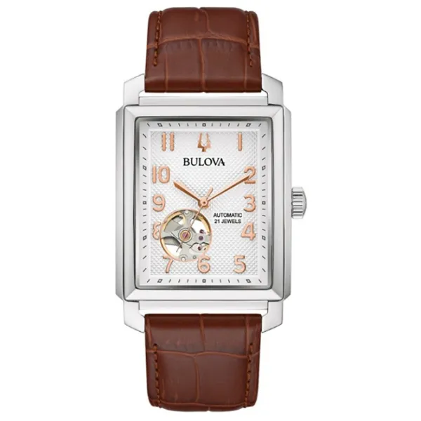 Ceas de mână pentru bărbați Bulova 96A268 Mecanic/ 45 x 33 mm photo 1 Ceas de mână pentru bărbați Bulova 96A268 Mecanic/ 45 x 33 mm photo 1