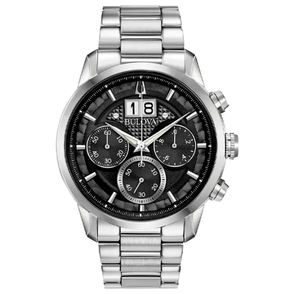 Наручные часы для мужчин Bulova 96B319 Кварцевый/ 44 мм photo 1 Наручные часы для мужчин Bulova 96B319 Кварцевый/ 44 мм photo 1