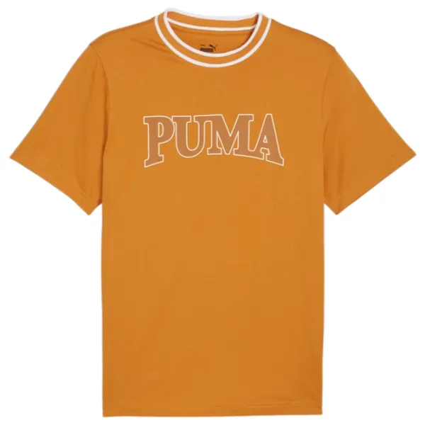 Футболка для мужчин Puma Squad Big Graphic Tee 100% хлопок/ Goldenrod photo 1