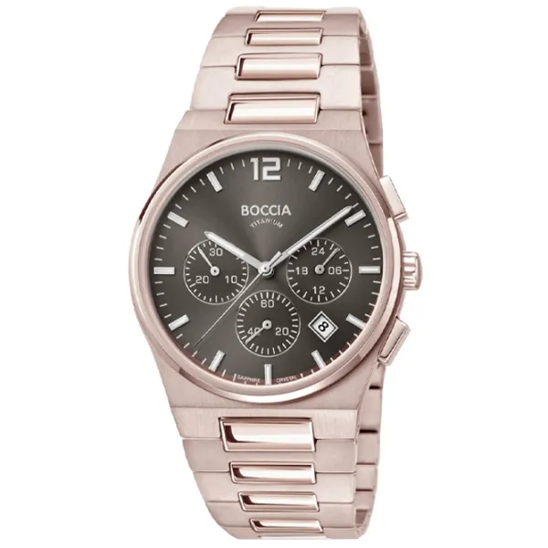 Ceas de mână pentru bărbați Boccia 3741-02 Cuarț/ 39 mm photo 1 Ceas de mână pentru bărbați Boccia 3741-02 Cuarț/ 39 mm photo 1