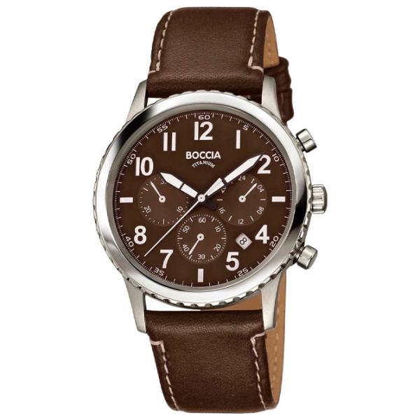 Ceas de mână pentru bărbați Boccia 3745-02 Cuarț/ 41 mm photo 1