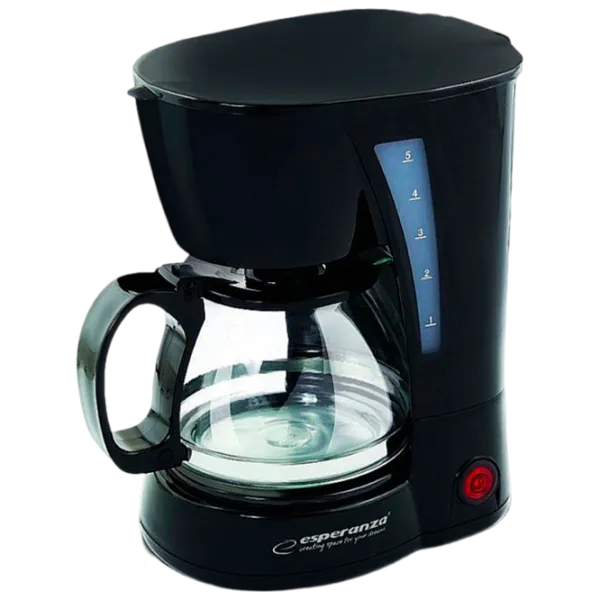 Кофеварка Esperanza EKC006 Эспрессо/ 0.6 л/ Черный photo 1