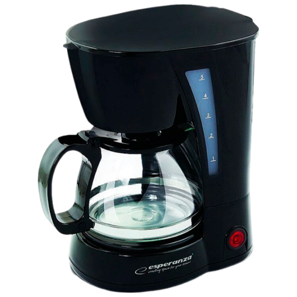 Кофеварка Esperanza EKC006 Эспрессо/ 0.6 л/ Черный photo 1
