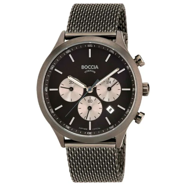Наручные часы для мужчин Boccia 3750-06 Кварцевый/ 41 мм photo 1 Наручные часы для мужчин Boccia 3750-06 Кварцевый/ 41 мм photo 1