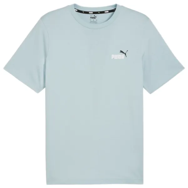 Tricou pentru bărbați Puma Ess+ 2 Col Small Logo Tee 100% bumbac/ Turquoise photo 1