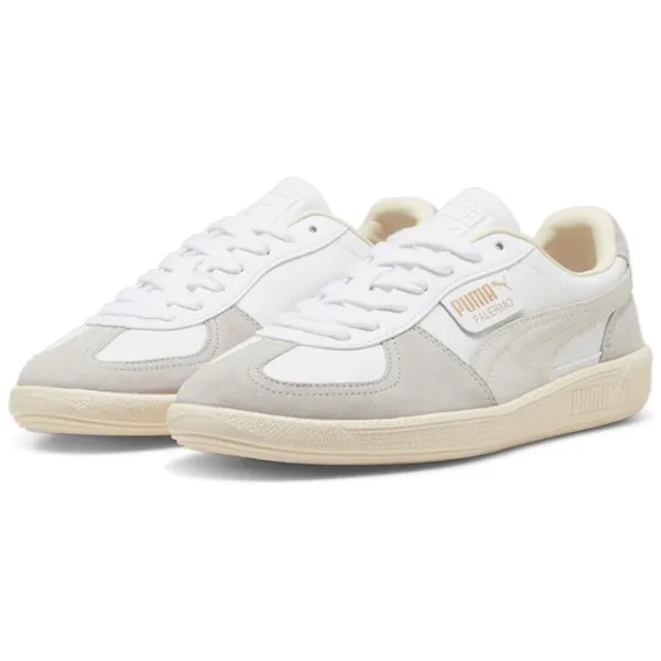 Ghete pentru bărbați Puma Palermo Lth 40.5 / White photo 1