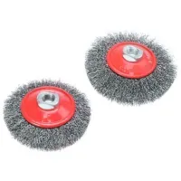 Perie disc din sârmă ondulată Verto 3175 200 mm