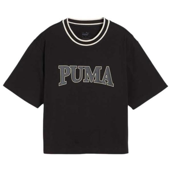 Футболка для женщин Puma Squad Graphic Tee 100% хлопок/ Черный photo 1