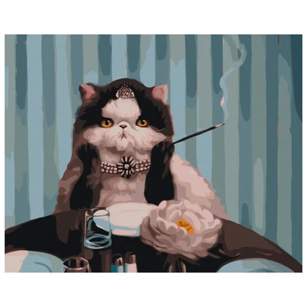 Картина по номерам BrushMe Завтрак у Тиффани 50 x 40 см/ Горизонтальная photo 1