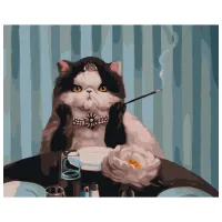 Картина по номерам BrushMe Завтрак у Тиффани 50 x 40 см/ Горизонтальная