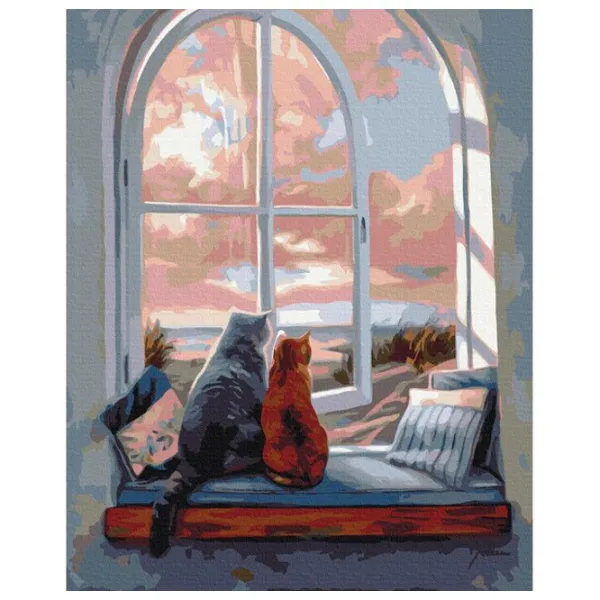 Картина по номерам BrushMe Пейзаж для кошек 50 x 40 см/ Вертикальная photo 1 Картина по номерам BrushMe Пейзаж для кошек 50 x 40 см/ Вертикальная photo 1