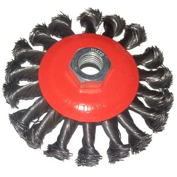 Perie disc din sârmă răsucită MPN 42523 100 mm photo 1