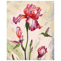 Pictură pe numere BrushMe Întâlnire matinală 50 x 40 cm/ Verticală