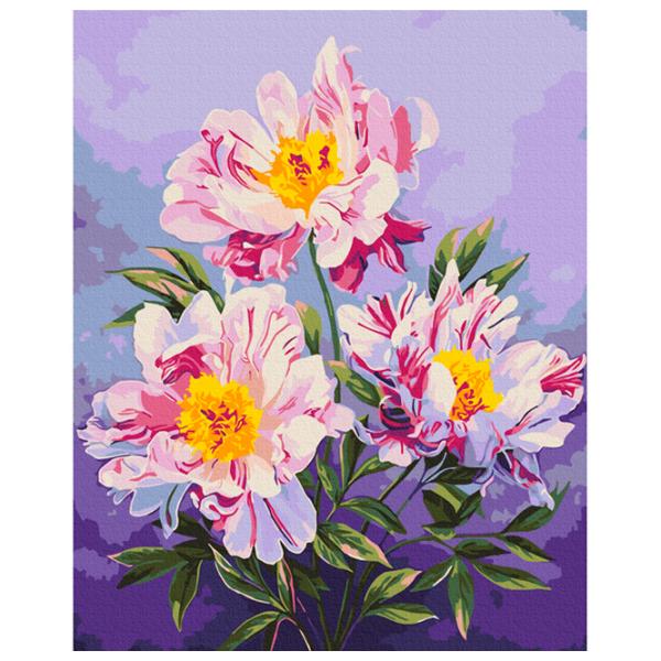 Картина по номерам BrushMe Королевство пионов 50 x 40 см/ Вертикальная photo 1