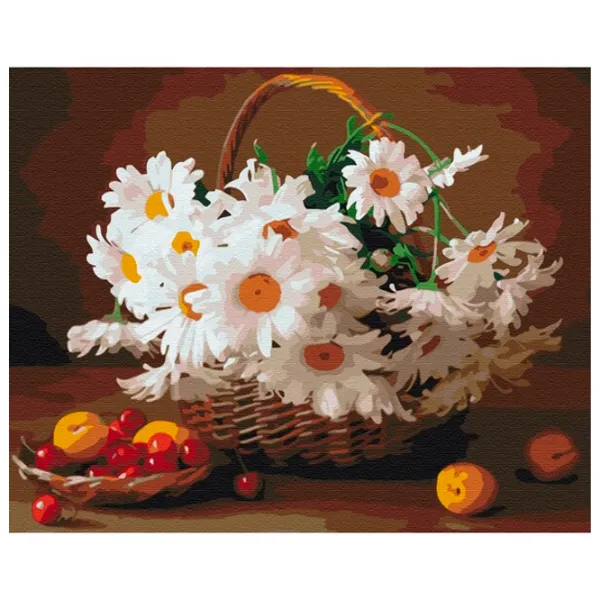 Картина по номерам BrushMe Полевые ромашки 50 x 40 см/ Горизонтальная photo 1 Картина по номерам BrushMe Полевые ромашки 50 x 40 см/ Горизонтальная photo 1