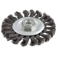 Дисковая щетка из витой проволоки Verto 3178 115 мм