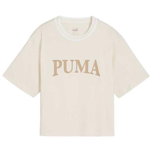 Tricou pentru femei Puma Squad Graphic Tee 100% bumbac/ White photo 1