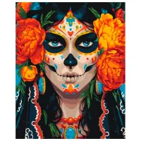 Картина по номерам BrushMe Мексика в ее глазах 50 x 40 см/ Вертикальная