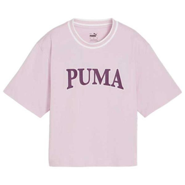 Tricou pentru femei Puma Squad Graphic Tee 100% bumbac/ Purple photo 1