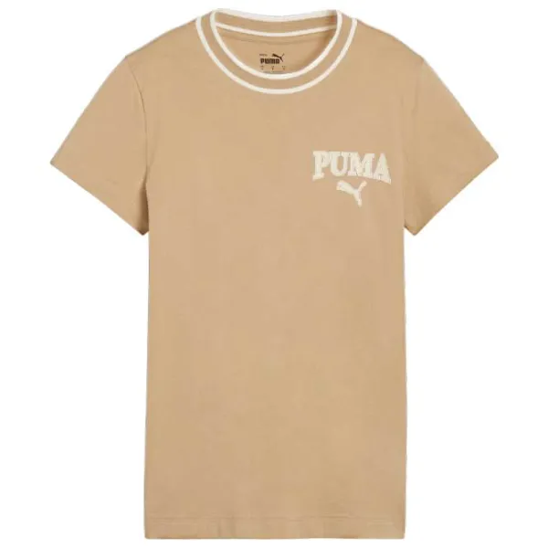 Tricou pentru femei Puma Squad Tee 100% bumbac/ Mustard photo 1
