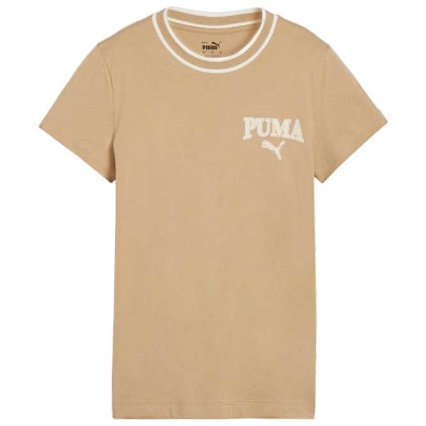 Футболка для женщин Puma Squad Tee 100% хлопок/ Горчичный photo 1 Футболка для женщин Puma Squad Tee 100% хлопок/ Горчичный photo 1