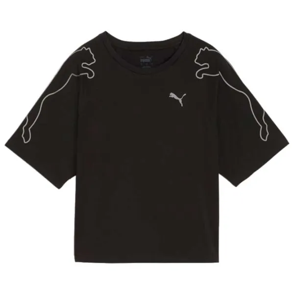 Tricou pentru femei Puma Motion Cat Tee 41% poliester/ Black photo 1