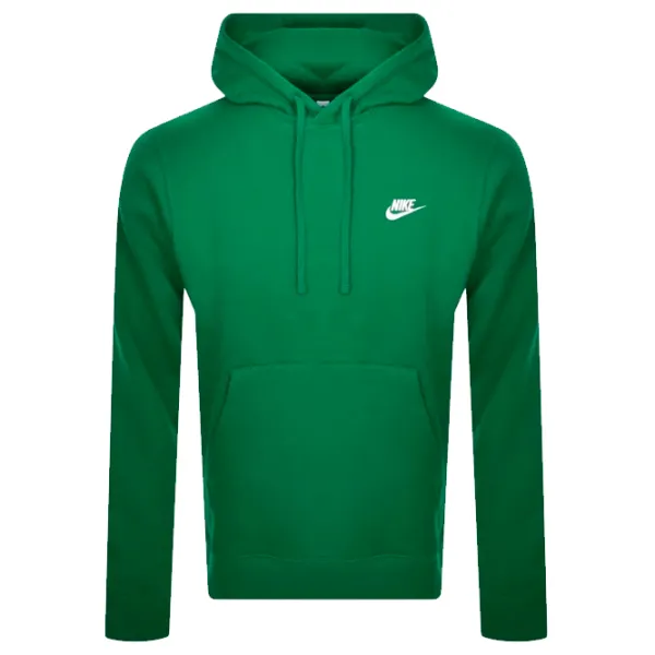 Толстовка для мужчин Nike M Nsw Club Hoodie Po Bb Прямой/ Зелёный photo 1