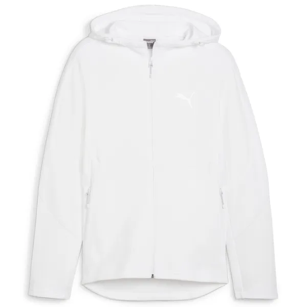 Hanorac pentru bărbați Puma Evostripe Full-Zip Hoodie Dk Drept/ White photo 1