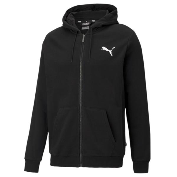 Hanorac pentru bărbați Puma Ess Small Logo Fz Tr Drept/ Black photo 1