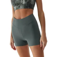 Короткие тайтсы для женщин 4F 4FAW23TFSHF301 XS/ Зелёный