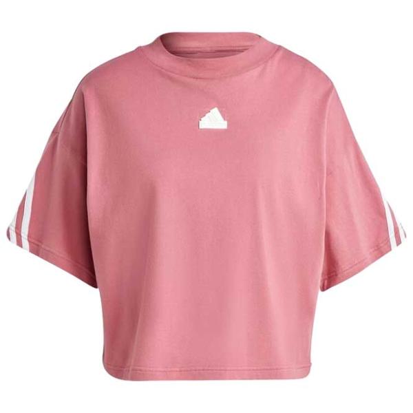 Tricou pentru femei Adidas Fi 3S Tee 100% bumbac/ Brown photo 1