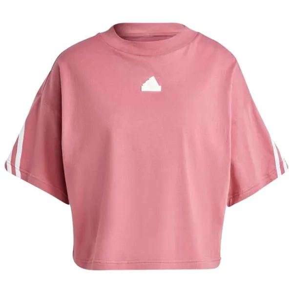 Tricou pentru femei Adidas Fi 3S Tee 100% bumbac/ Brown photo 1 Tricou pentru femei Adidas Fi 3S Tee 100% bumbac/ Brown photo 1