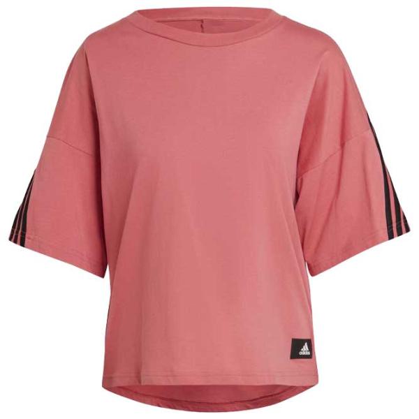 Tricou pentru femei Adidas W Fi 3S Tee 100% bumbac/ Coral photo 1