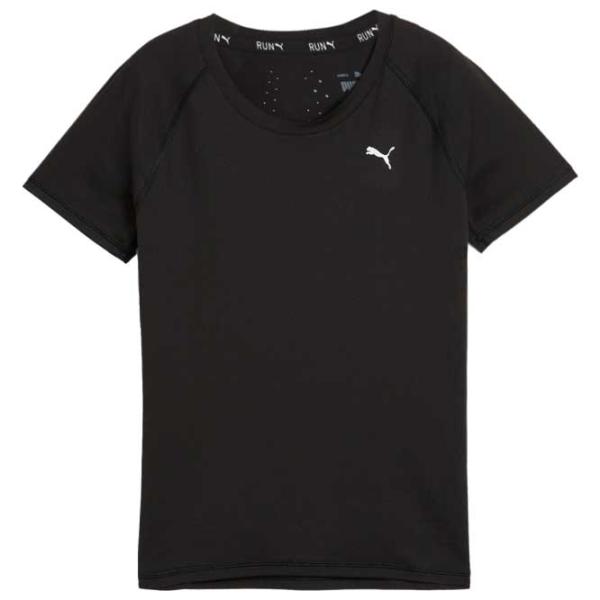 Tricou pentru femei Puma Run Clouds SS Tee W 6% elastan/ Black photo 1