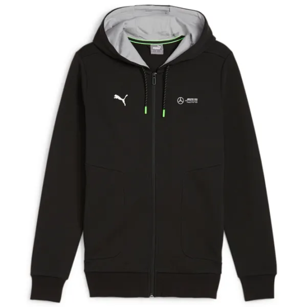 Толстовка для мужчин Puma Mapf1 Hooded Sweat Jacket Прямой/ Black Silver photo 1