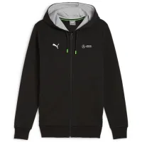 Толстовка для мужчин Puma Mapf1 Hooded Sweat Jacket Прямой/ Black Silver