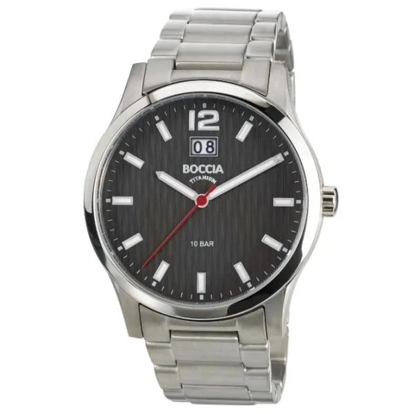 Ceas de mână pentru bărbați Boccia 3580-02 Cuarț/ 41 mm photo 1 Ceas de mână pentru bărbați Boccia 3580-02 Cuarț/ 41 mm photo 1