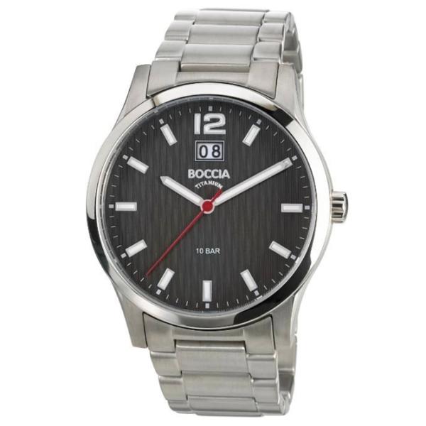 Ceas de mână pentru bărbați Boccia 3580-02 Cuarț/ 41 mm photo 1 Ceas de mână pentru bărbați Boccia 3580-02 Cuarț/ 41 mm photo 1