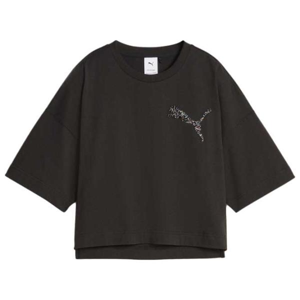 Футболка для женщин Puma Swarovski Crystals Tee 100% хлопок/ Черный photo 1