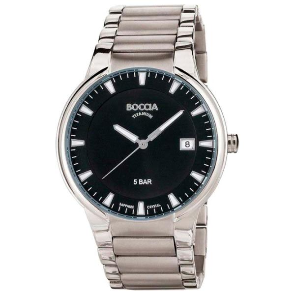 Ceas de mână pentru bărbați Boccia 3629-01 Cuarț/ 39 mm photo 1 Ceas de mână pentru bărbați Boccia 3629-01 Cuarț/ 39 mm photo 1