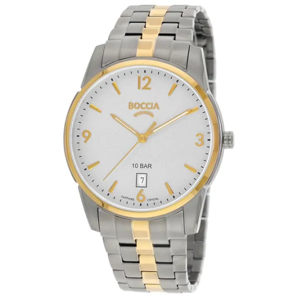 Ceas de mână pentru bărbați Boccia 3632-02 Cuarț/ 39 mm photo 1