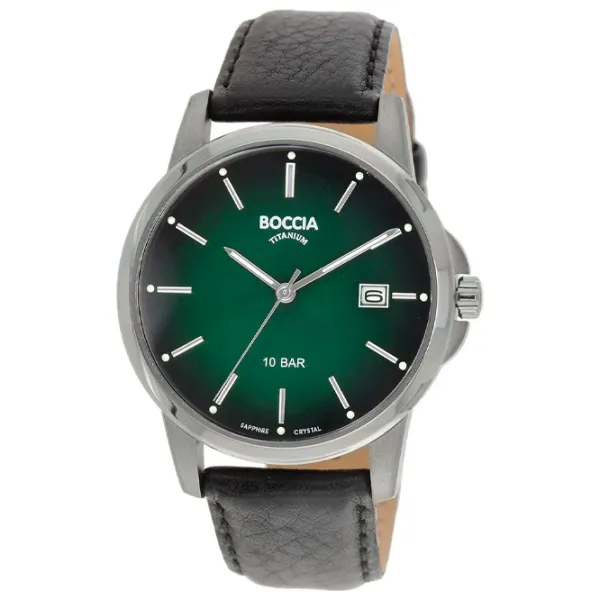 Ceas de mână pentru bărbați Boccia 3633-02 Cuarț/ 39 mm photo 1 Ceas de mână pentru bărbați Boccia 3633-02 Cuarț/ 39 mm photo 1