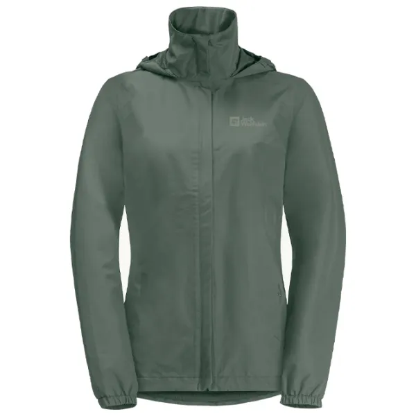 Ветровка для женщин Jack Wolfskin Stormy Point 2l Jkt W Демисезон/ Зелёный photo 1