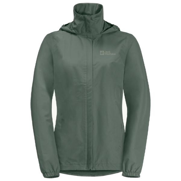 Ветровка для женщин Jack Wolfskin Stormy Point 2l Jkt W Демисезон/ Зелёный photo 1
